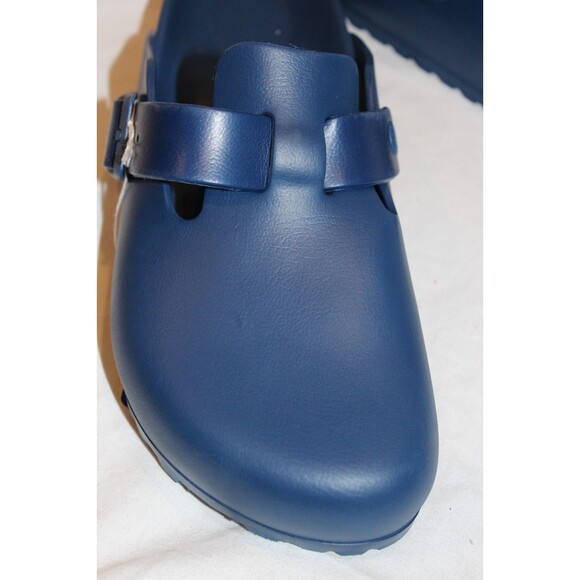 Birkenstock Men Boston Essentials EVA Sandals NAVY BLUE NIB EU 41 REG US 8 NWT